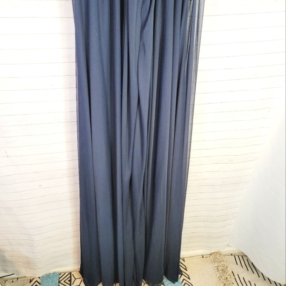 ADRIANNA PAPELL COLLECTION BEADED HALTER MAXI DRESS, SZ 10 - Picture 12 of 16